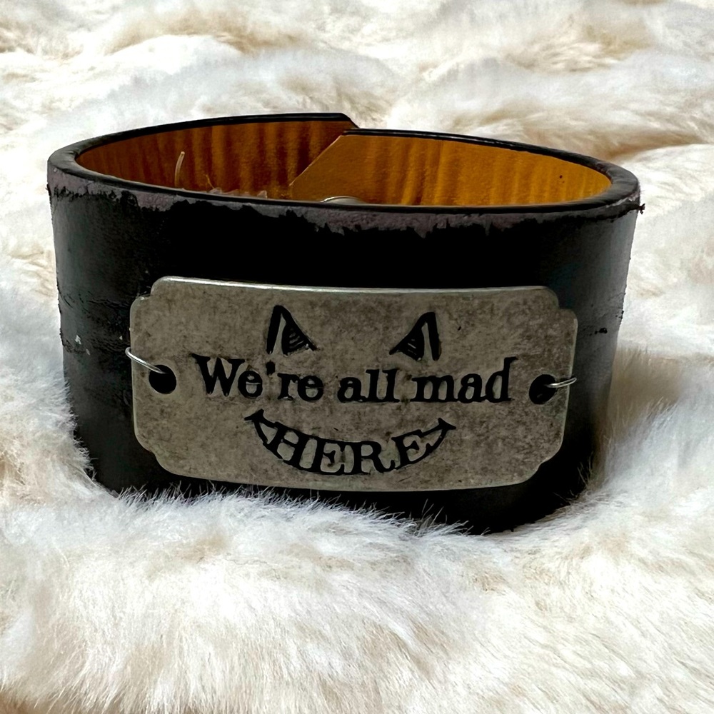 Leather cuff bracelet